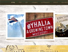 Tablet Screenshot of byhalia-ms.com